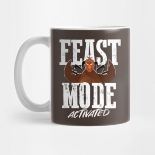 Feast Mode Activated - Funny Thanksgiving Gym Design Mug